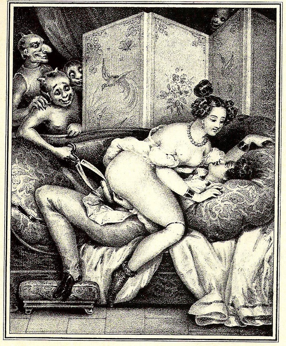 Старинное изображение анального секса (49 фото)